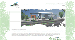 Desktop Screenshot of elitevillas.in