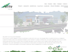 Tablet Screenshot of elitevillas.in